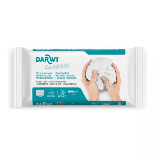 Pasta autoendurecedora DARWI classic - Blanca x500g