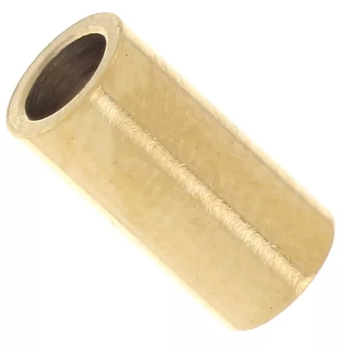 Terminales tubo para cordón de 2 mm - Acero inoxidable Dorado 304 x4