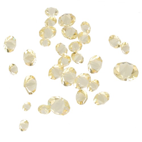 Piedras de cristal a resinar - Joblot PureCrystal - 1 a 6 mm - Jonquil x10g