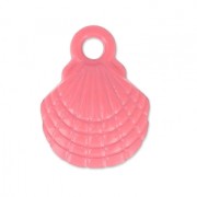 Dije teñida caracol  10x13 mm Framboise x1