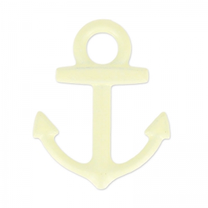 Dije teñida ancla 15x18 mm Jonquil x1