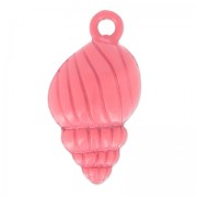 Dije teñida caracol  24x13 mm Framboise x1|raw }}