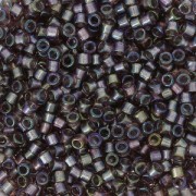 Miyuki Delica 11/0 DB1760 - Spkl Lined Smoky Amethyst AB