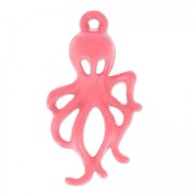 Dije pulpo tintado 30x17 mm Frambuesa x1