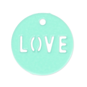 Cequí tintado love 14 mm Green Turquoise x1