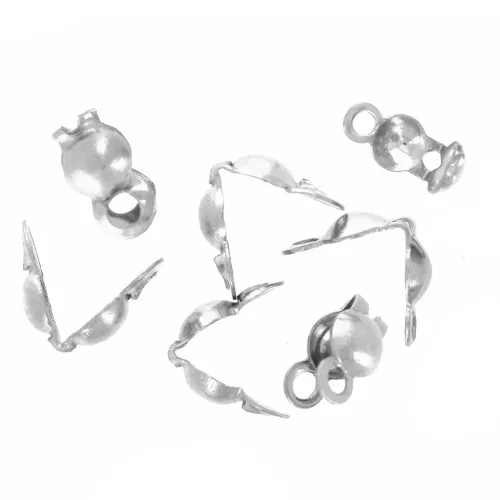 Tapa de nudo de 3 mm con anillos cerrados - Acero inoxidable 304L x25