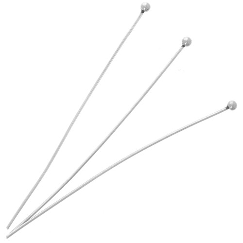 Clavos de cabeza esférica 50x0,6 mm - Acero inoxidable 304L x10