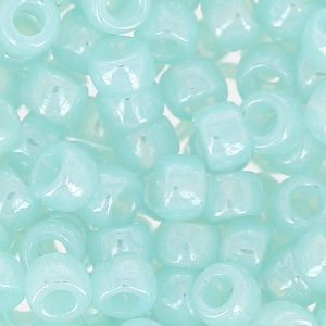 Cuentas de Rocalla Matubo 7/0 - 3,5 mm Aqua Alabaster x 10 g