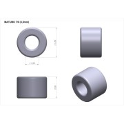 Rocallas Matubo 7/0 - 3.5 mm Blue Turquesa Picasso x10g