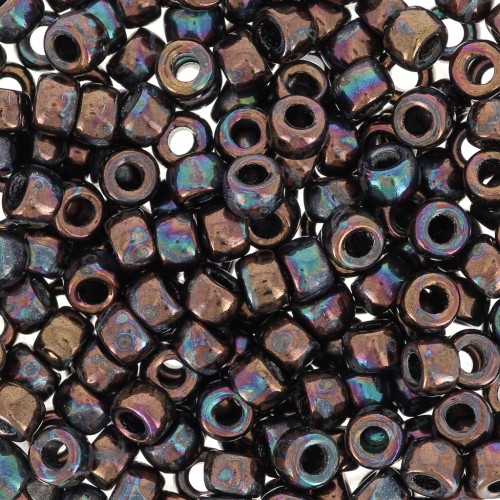 Cuentas de Rocalla Matubo 7/0 - 3,5 mm, brillo iris, x10 g