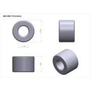 Cuentas de Rocalla Matubo 7/0 - 3,5 mm, brillo «Milky Grapefruit», 10 g