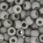 Cuentas de Rocalla Matubo 7/0 - 3,5 mm, gris opaco, x10 g
