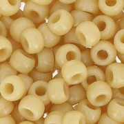 Cuentas de Rocalla Matubo 7/0 - 3,5 mm, color beige, 10 g
