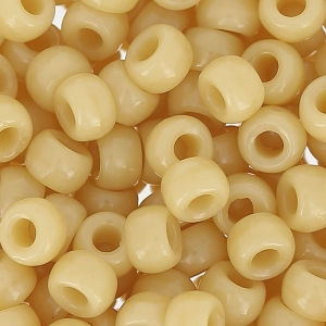 Cuentas de Rocalla Matubo 7/0 - 3,5 mm, color beige, 10 g