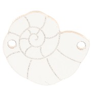 Entrepieza de plexiglás 19,5x15 mm - efecto espejo - Dorado x1