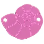 Entrepieza de plexiglás 19,5x15 mm - efecto espejo - Rosa x1