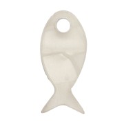 Dije de pez de plexiglás 14x6 mm - Imitación nácar x1|raw }}