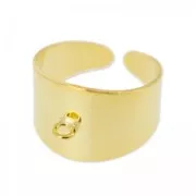 Anilla large 1 anillo Dorado con oro fino x1