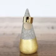 Anilla large 1 anillo Dorado con oro fino x1