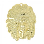 Enganche India 30 mm Dorado con oro fino x1|raw }}