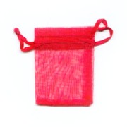 Bolsitas Organza 50x75 mm Rojo x20|raw }}