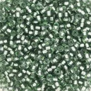 Rocalla Miyuki 11/0 1456 - Liquen Teñido de Plata x8g