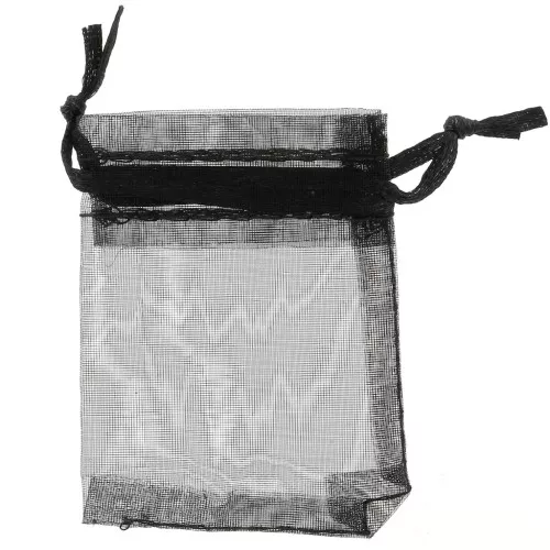 Bolsitas Organza 50x70 mm Negro x20