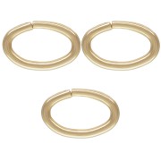 Anillas abiertas ovales 6.3x4.1x0.76 mm de Gold filled x10|raw }}