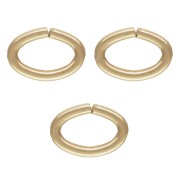 Anillos abiertos ovales 4.6x3x0.64 mm de Gold filled x20|raw }}