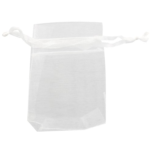 Bolsitas Organza 50x70 mm Blanco x20