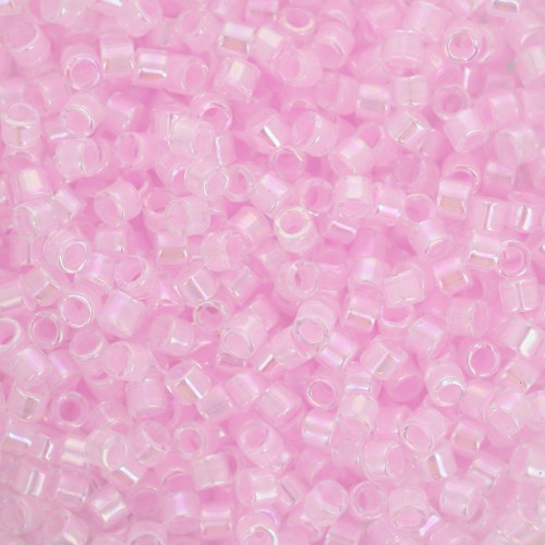 Miyuki Delica 10/0 DBM0055 - Cristal rayado rosa AB x8g