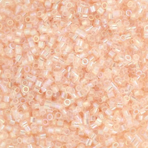 Miyuki Delica 15/0 DBS1243 - Bruma rosa transparente AB x5g