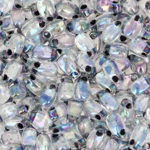 Gota Larga Miyuki 3x5.5mm LDP-283 - Cristal Negro AB x10g
