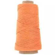 Bobine de cordon coton macramé Organic Cotton Détox XL peigné - Orange x200m