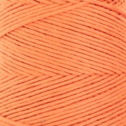 Bobina de cordón de macramé de algodón orgánico Detox XL - Naranja x200m