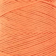 Bobina de cordón de macramé de algodón orgánico Detox XL - Naranja x200m
