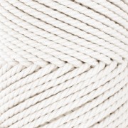 Bobina de cordón de macramé de algodón de 2,5 mm - Crudo x50m