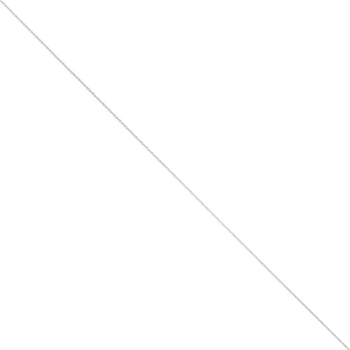 Cadena fina para Miyuki Delica 11/0 malla paloma 0,6 mm - Plateado x50cm