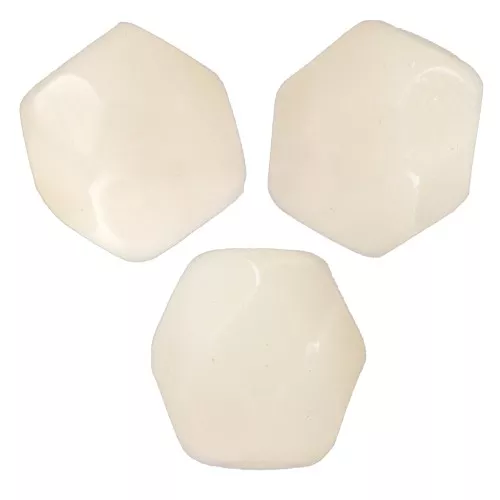 Facetas 4 mm - Marfil x50
