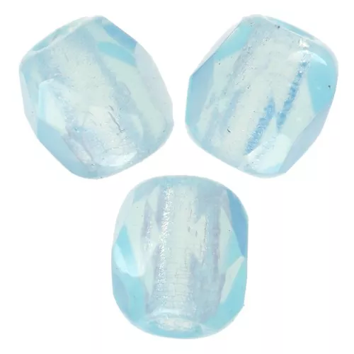 Facetas 3 mm - Aguamarina Lechosa x50