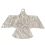 Colgante águila 35x50mm acetato transparente - Marmoleado brillante Terre d'ombre x1