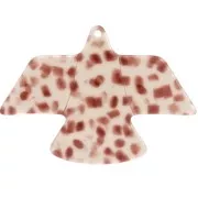 Colgante águila 35x50 mm acetato transparente - Terrazo Marrón claro x1