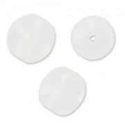 Cuentas redondas 4 mm White Opal x50