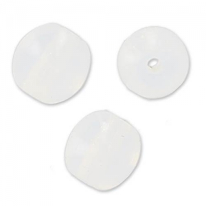 Cuentas redondas 4 mm White Opal x50