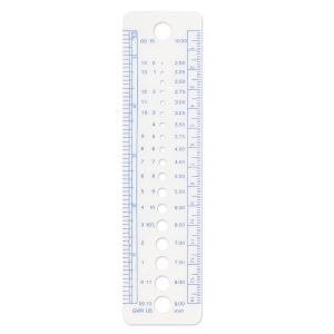 Regla / medidor cm/tallas US x1