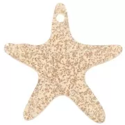 Colgante - Dije - Colgante Estrella de Mar Acrílico 20 mm - Brillo Bronce x1 Colgante Estrella de Mar Acrílico 20 mm - Brillo Bronce x1