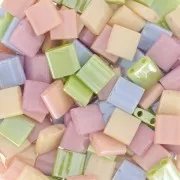 Mezcla de cuentas Tila Miyuki 5x5x1,9 mm - Sweet Spring x10g