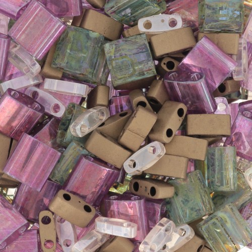 Mezcla de cuentas Miyuki - Cuarto - Medio y Tila - Fairytale x10g