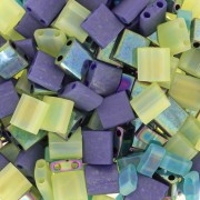 Miyuki Beads Mix - Mitad y Tila Beads - Lavender Limesplash x10g
