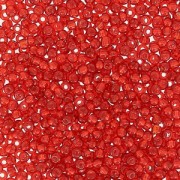Cuentas de Rocalla Preciosa 15/0 - 1,5 mm Light Siam Silver Lined x 10 g